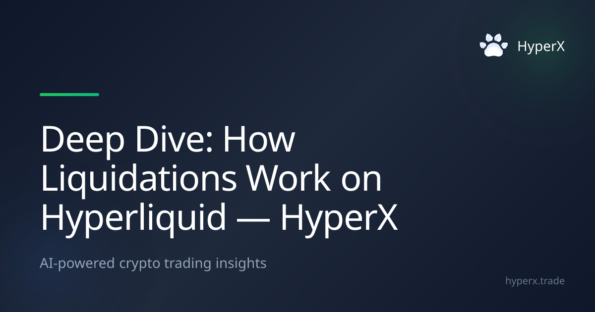Deep Dive: How Liquidations Work on Hyperliquid — HyperX