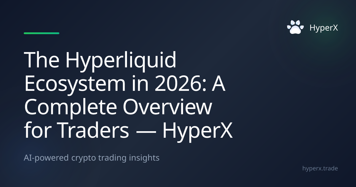 The Hyperliquid Ecosystem in 2026: A Complete Overview for Traders — HyperX